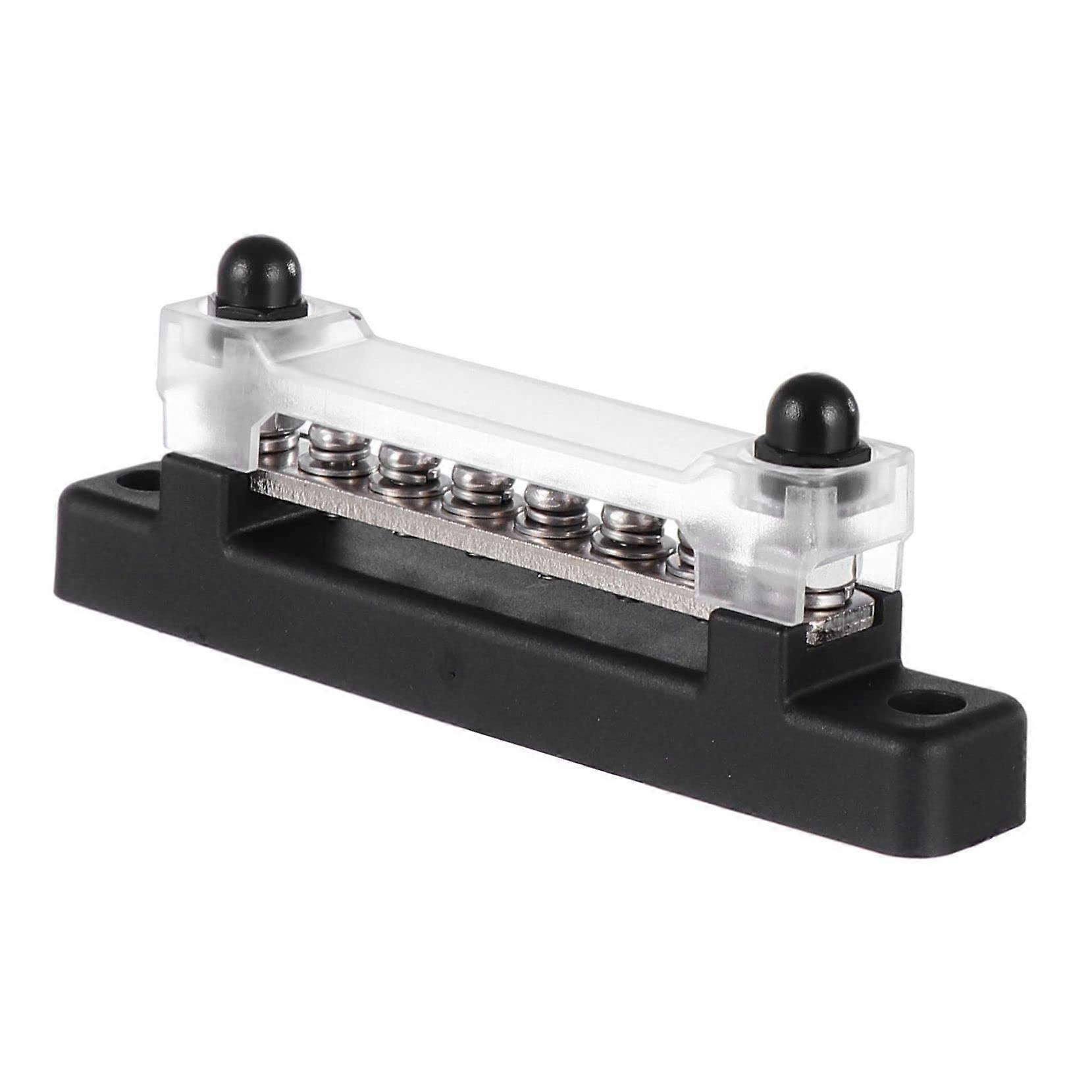 Heavy Duty Bus Bar Terminal Block with Protective Cover, Corrosion Resistant for Car RV Truck