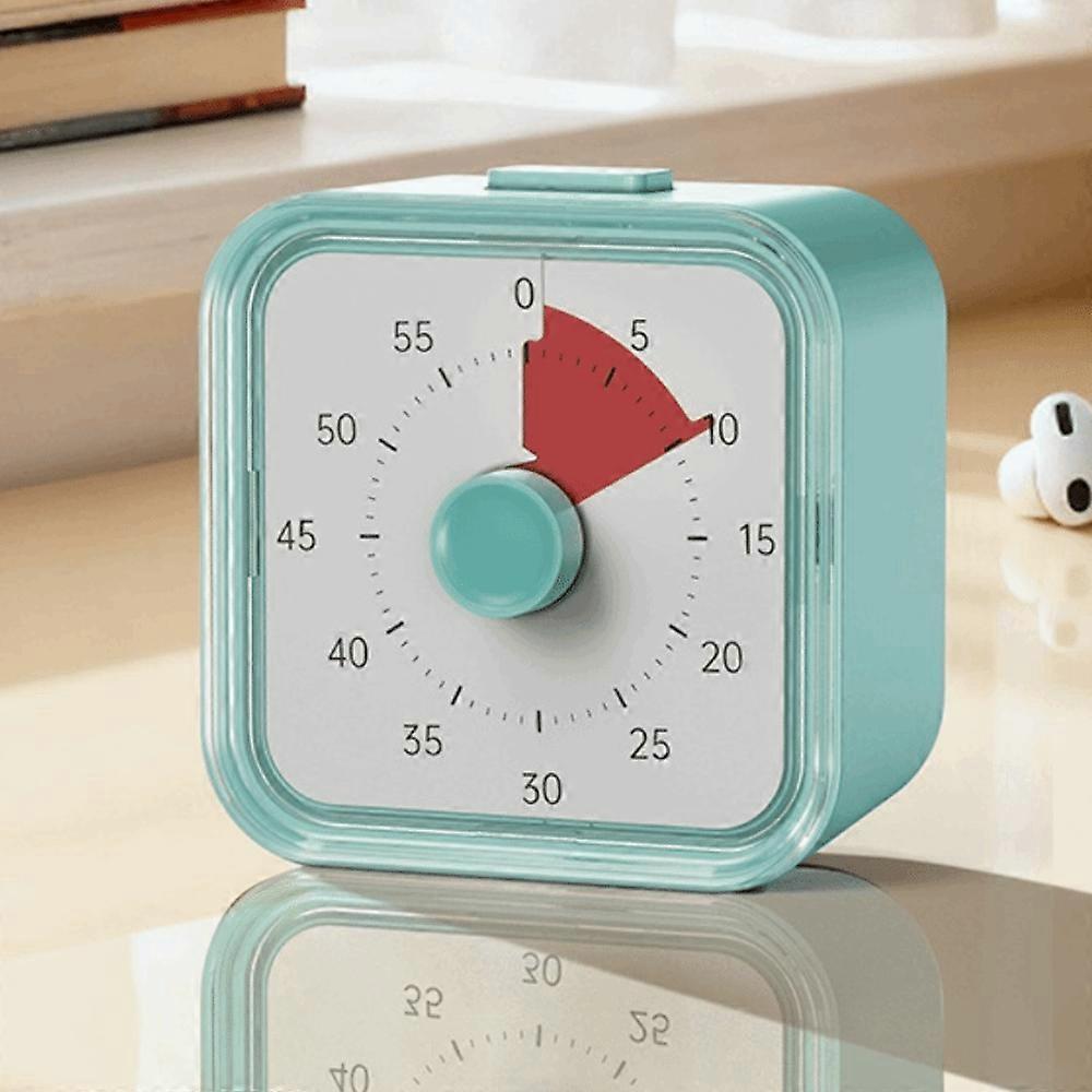 60 Minutes Visual Timer Round/Square Visualization Countdown Alarm Clock Ultra Silent Self-discipline Kitchen Timer Indoor