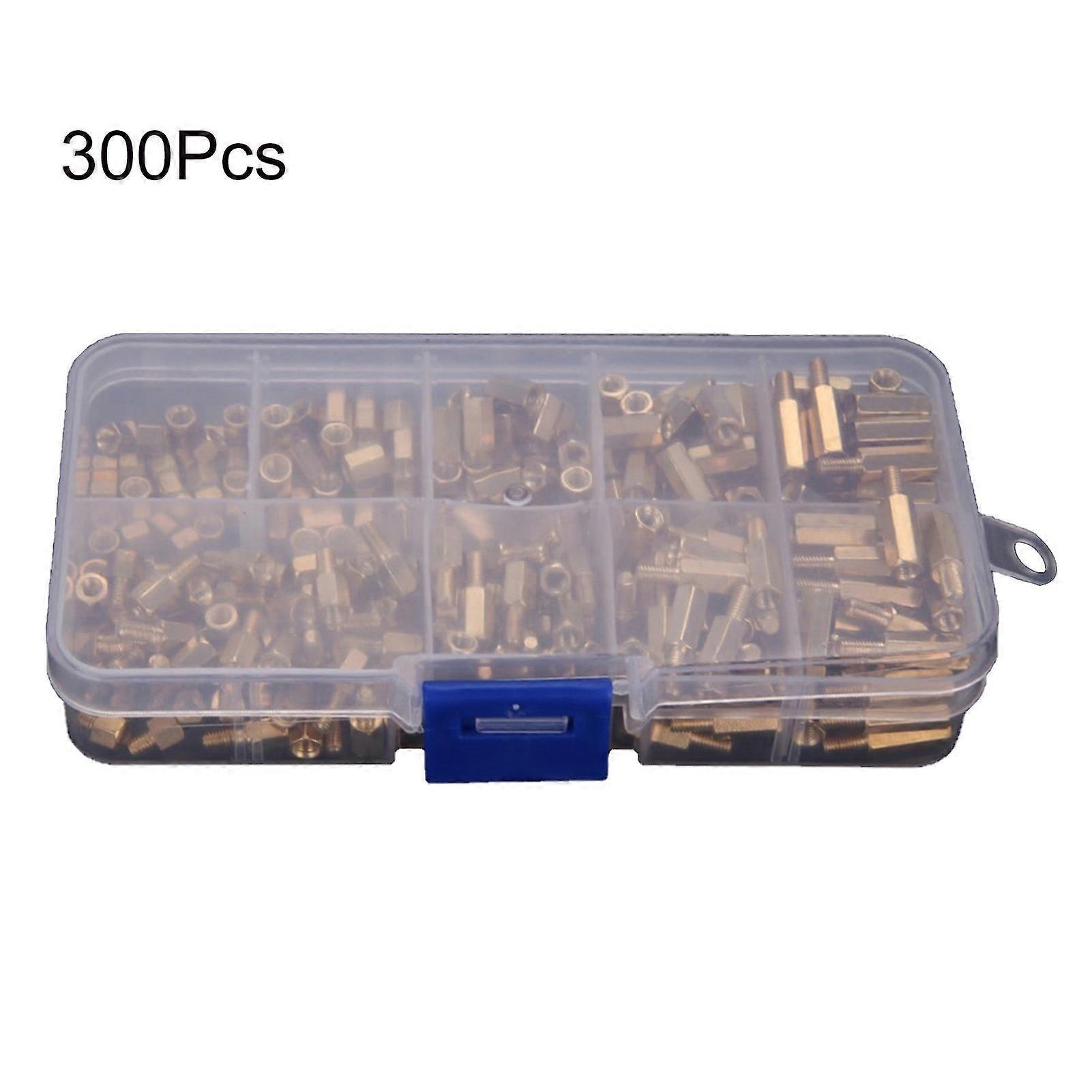 300pcs M3 Hex Column Small Clear Thread 4-12mm Versatile Hex Spacing Pillar For Computers