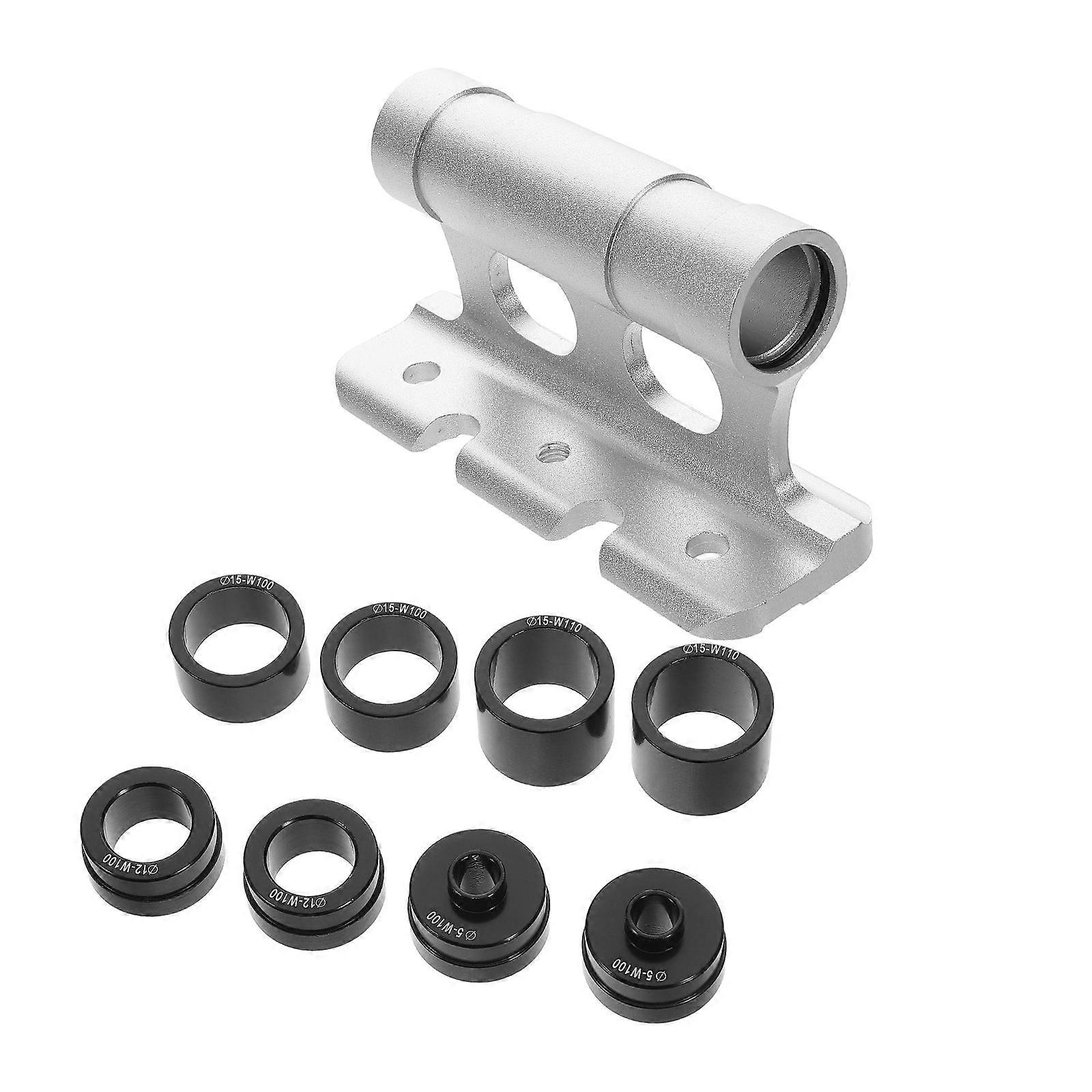 Bicycle Fork Mount High Weight Capacity Quick Release Front Fork Fixed Clip Silver 1Set