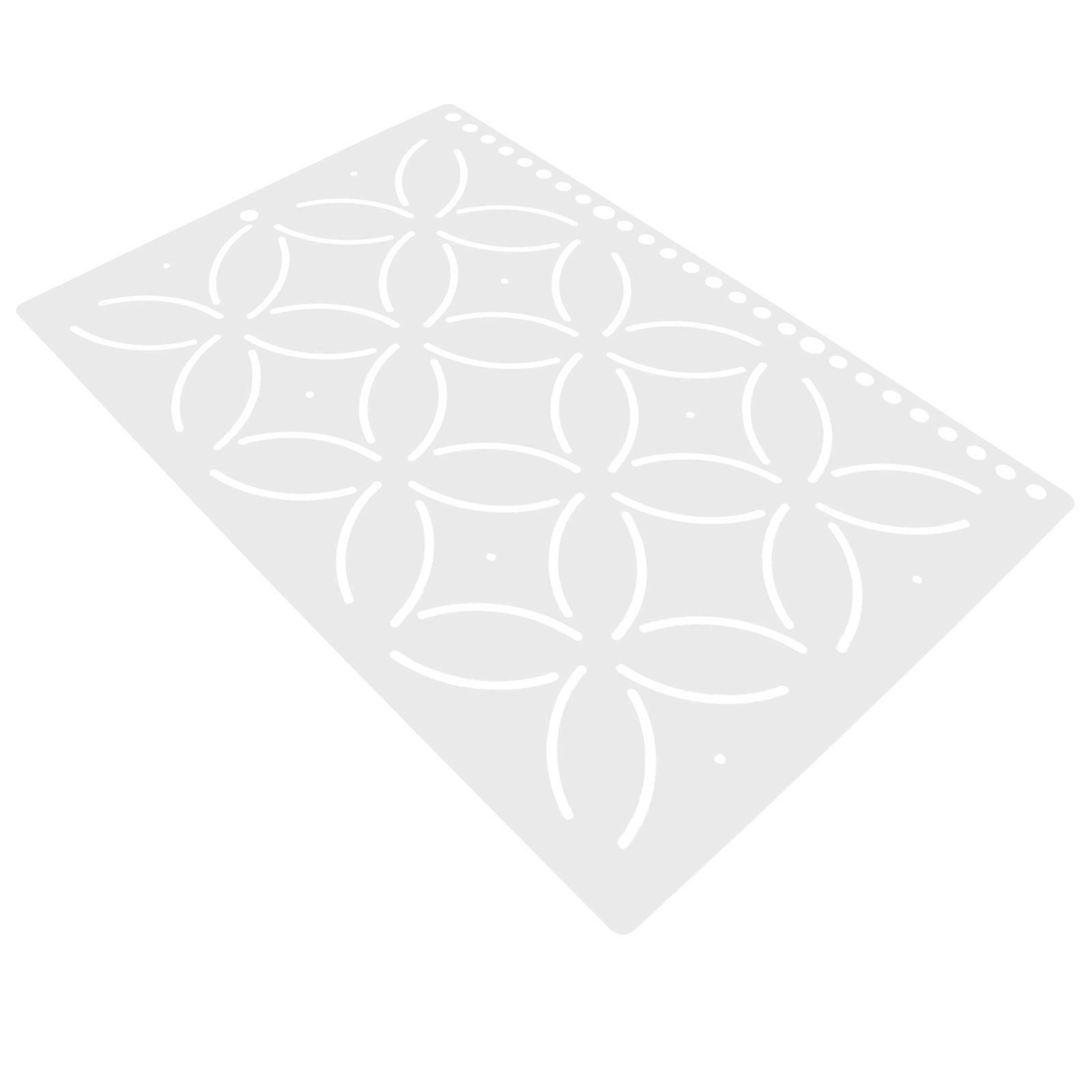 DIY Tool Template Plastic Sewing Cutting Ruler for Patchwork