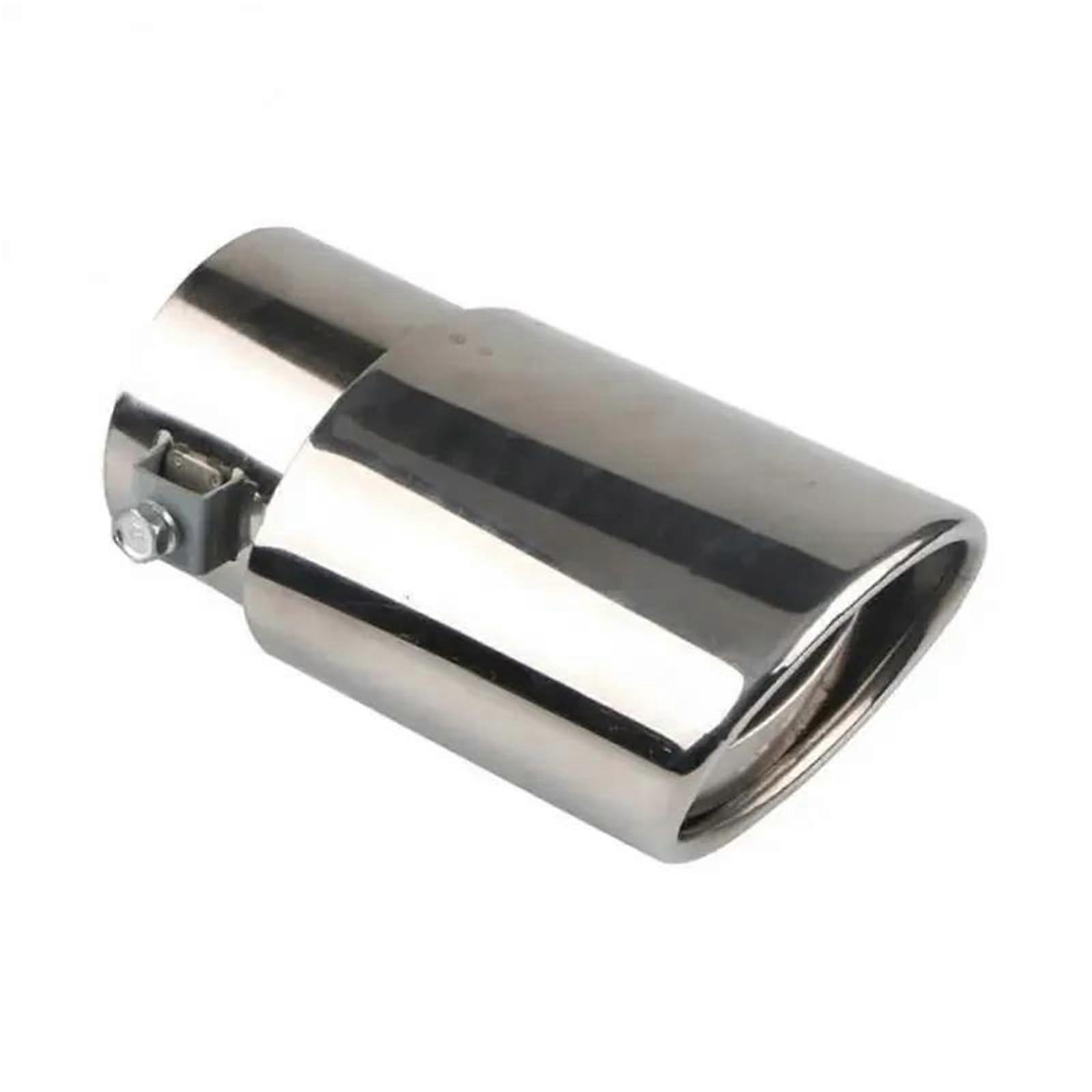 Universal Car Exhaust Muffler Tip Stainless Steel Pipe Smooth Flow Boost Engine Power B1 Model