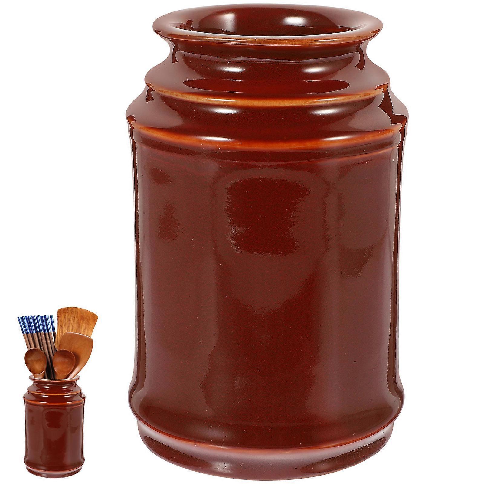 Chopstick Holder Ceramic Kitchen Utensil Holder for Storage 3Pcs