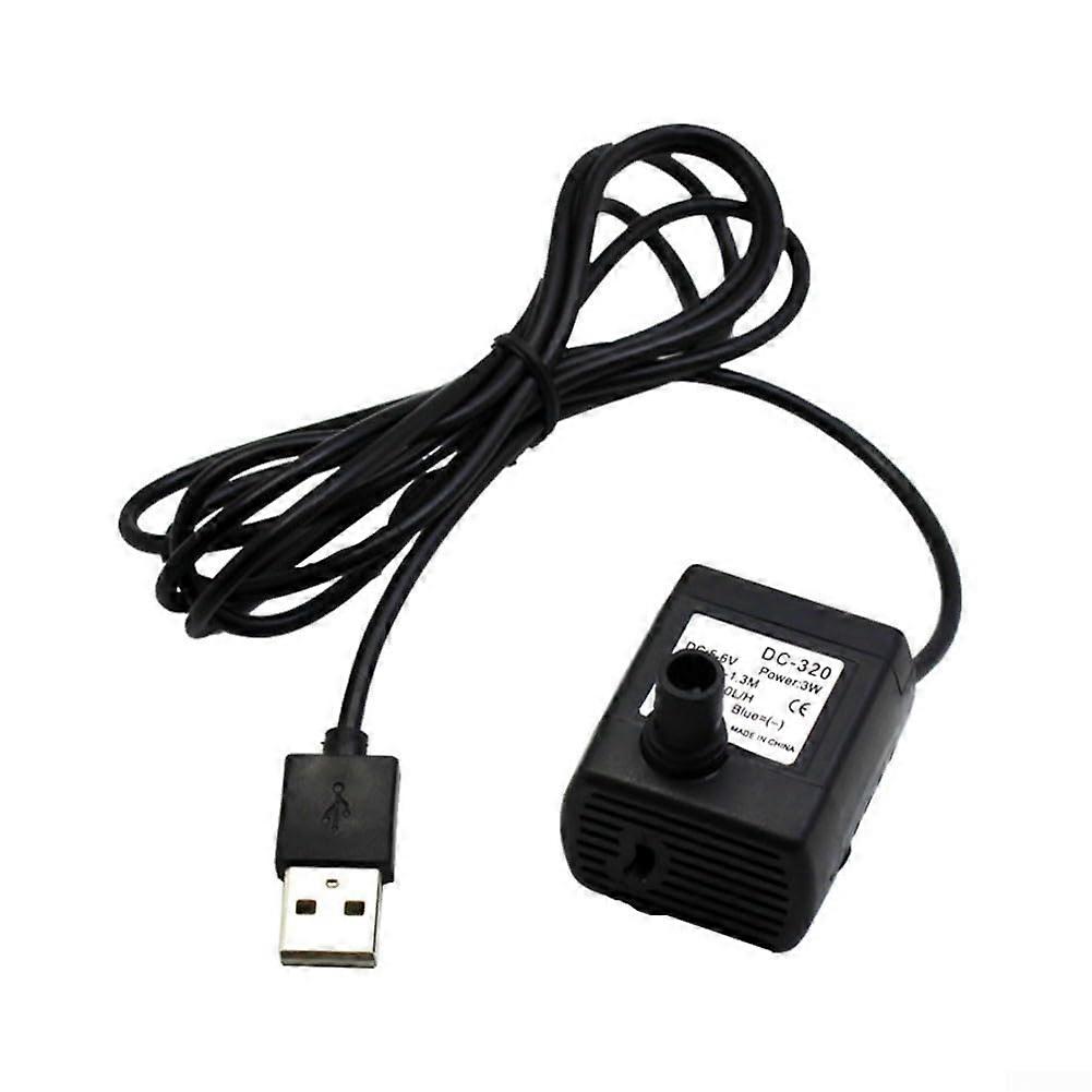 USB Fountain Pump USB Powered Silent Operation for Garden Small Water Features Compact Design