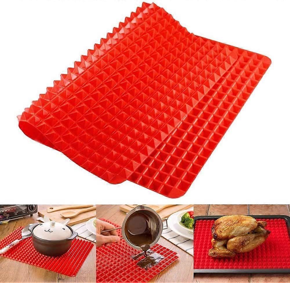 Silicone Baking Mat Raised Pyramid Design Large NonStick Oven Roasting Sheet Dishwasher Safe