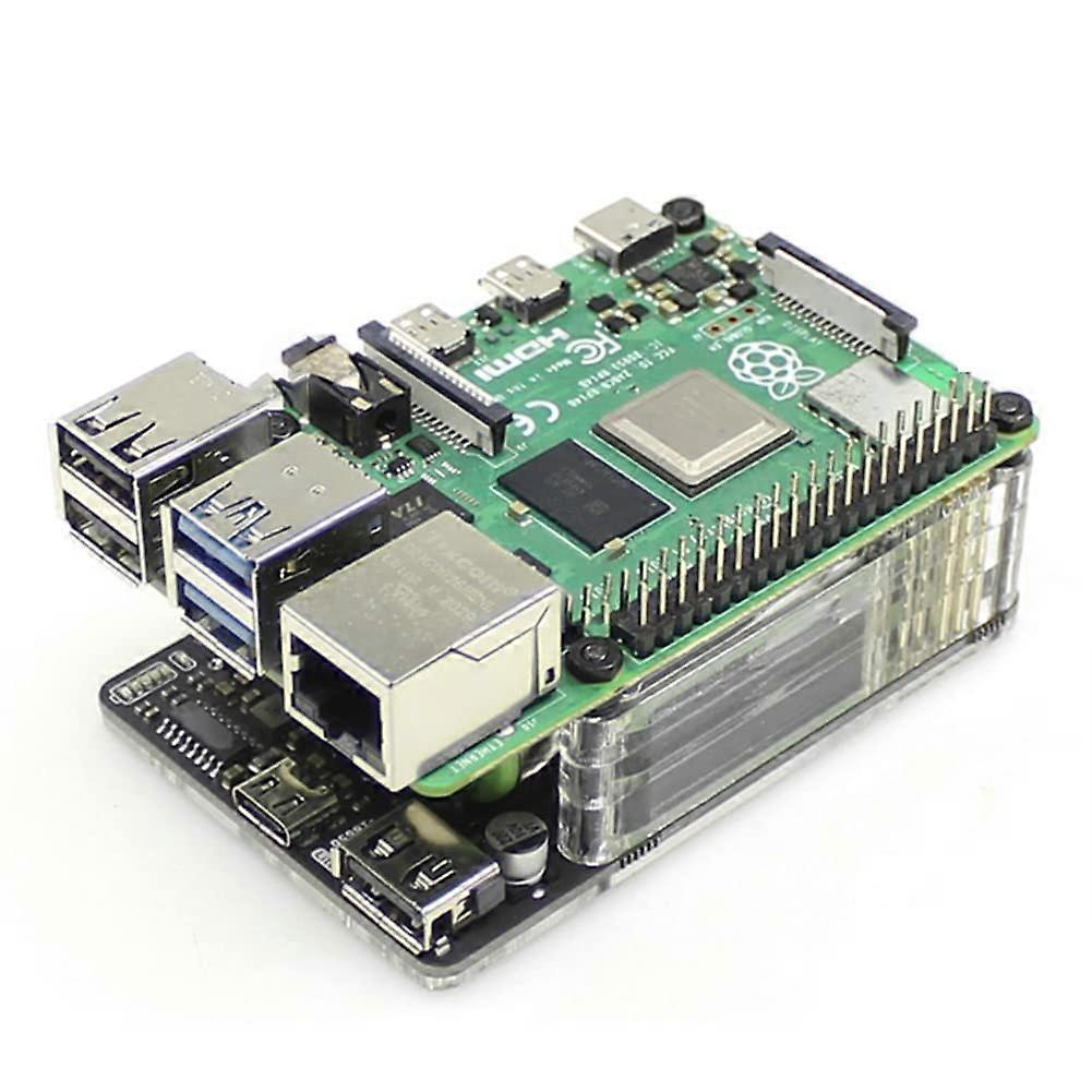 UPS HAT 18650 Battery Board with Power Supply and Level Detection for Raspberry Pi 4B 3B+ 3B