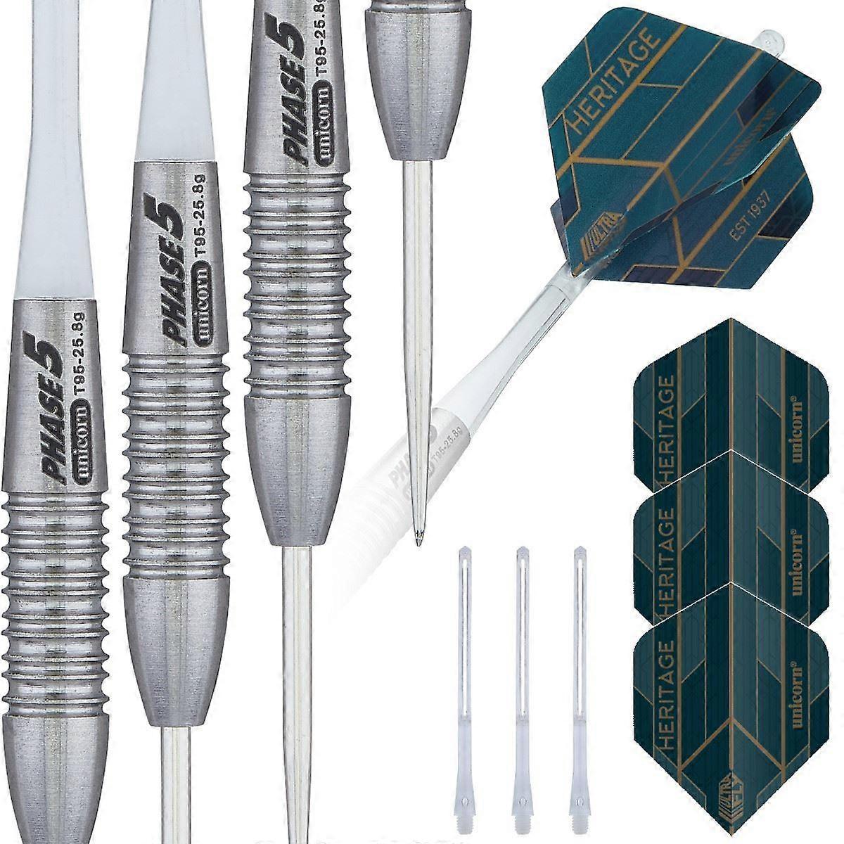 Unicorn Heritage Phase 5 Darts 95% Barrel for Consistent Control