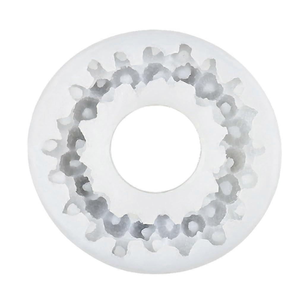 Silicone Baking Mold with Six Uniform Cavities Nonstick Easy Release Raspberry Cake Pan