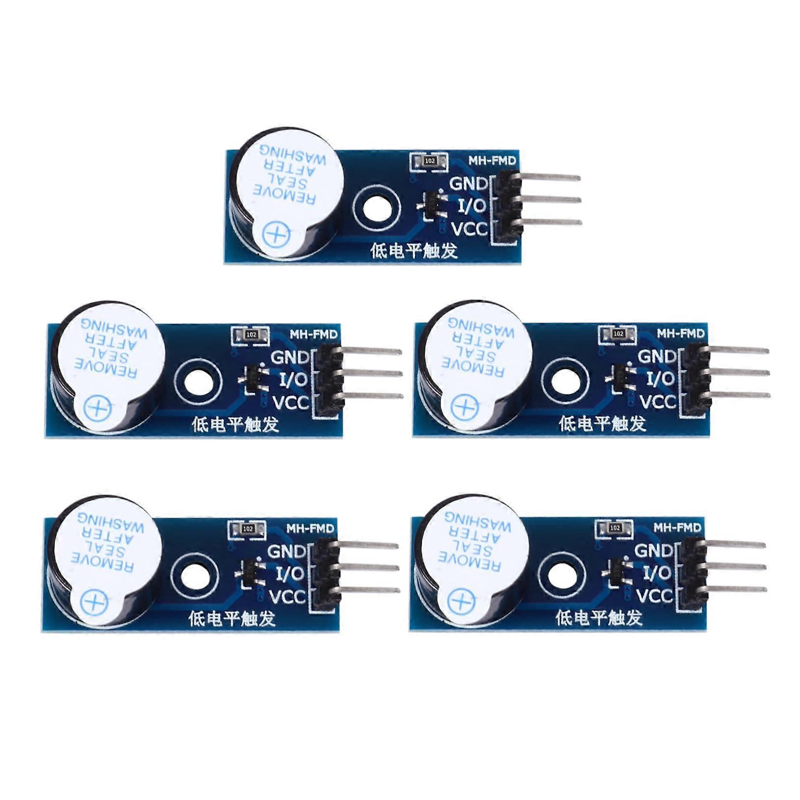 Active Buzzer Module 5V Piezo Alarm with Easy Bolt Mounting and Stable Control Panel
