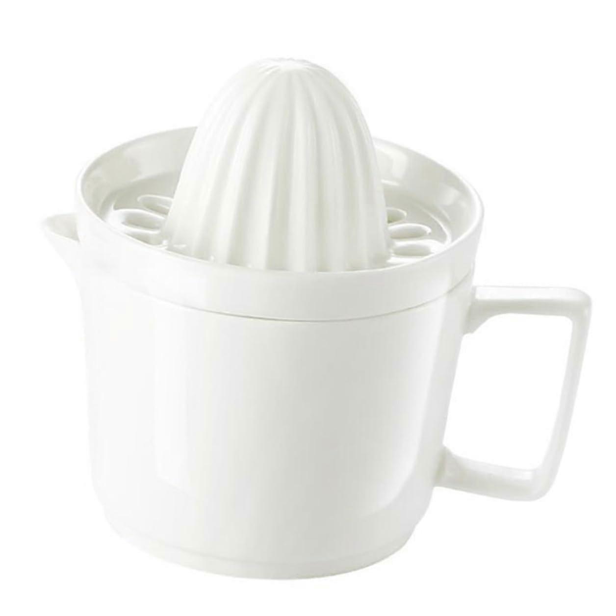 Manual Citrus Juicer Cup Compact Ceramic Design for Lemon Orange Grapefruit MultiFruit Press