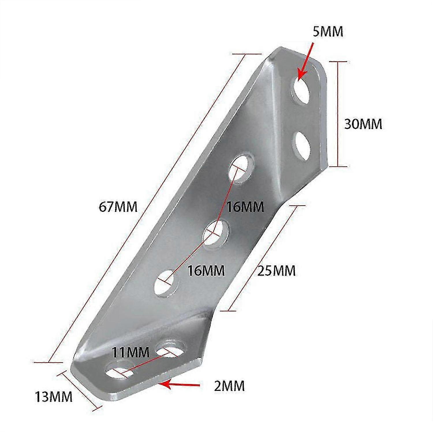 Universal Furniture Corner Connector Stainless Steel Angle Code Triangle Bracket