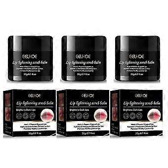 1/2/3PCS Lip Scrub - Organische Lippenbalsem Scrub voor het verlichten & verhelderen van donkere lippen, Lip Exfoliator Scrub 20g