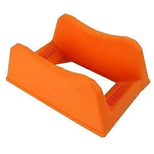 Adjustable Tire Storage Rack Stand for Workshop Display, SpaceSaving MultiTire Organizer 35.5x29cm Orange