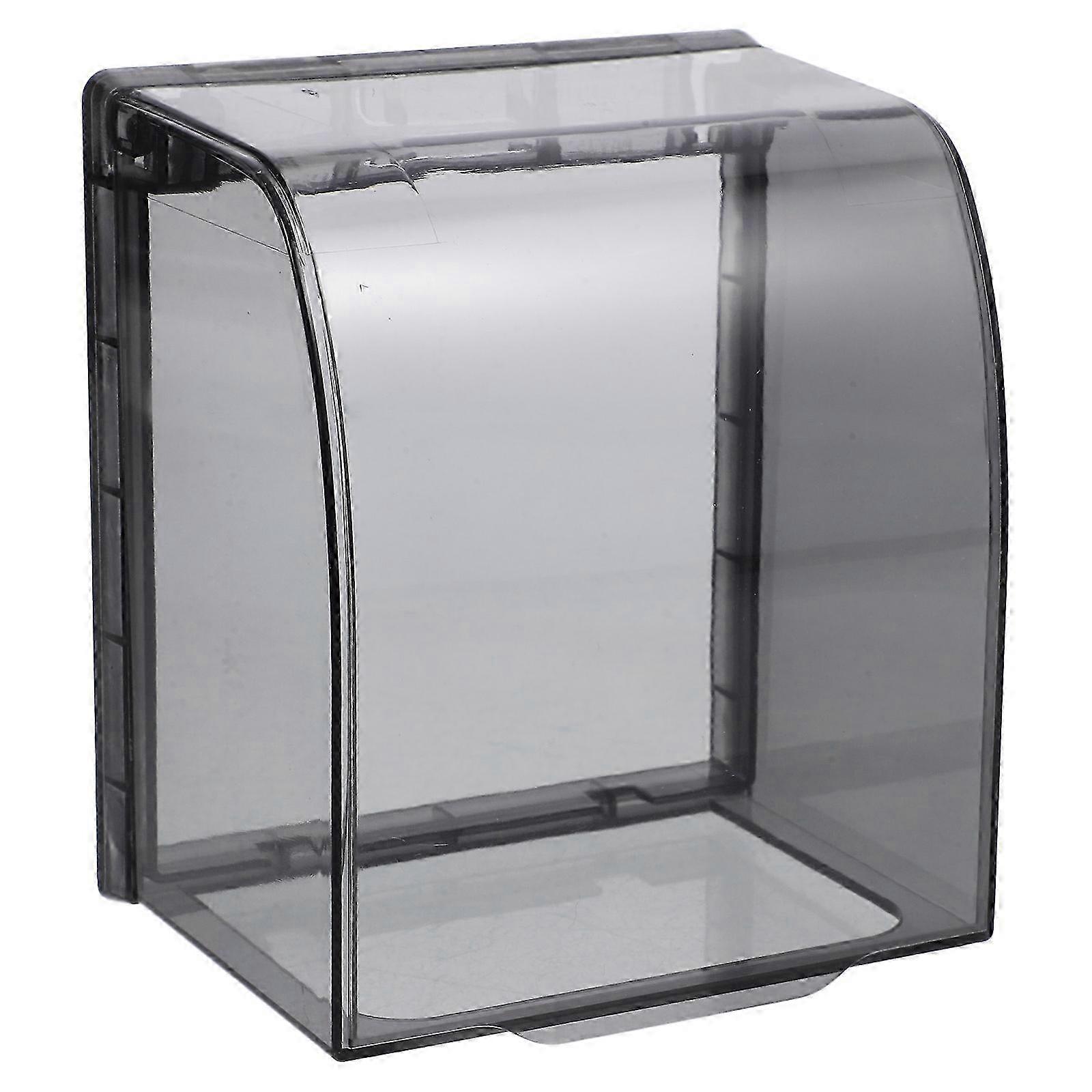 Waterproof Outlet Electrical Socket Covers for Bathroom Use Black 1Pack