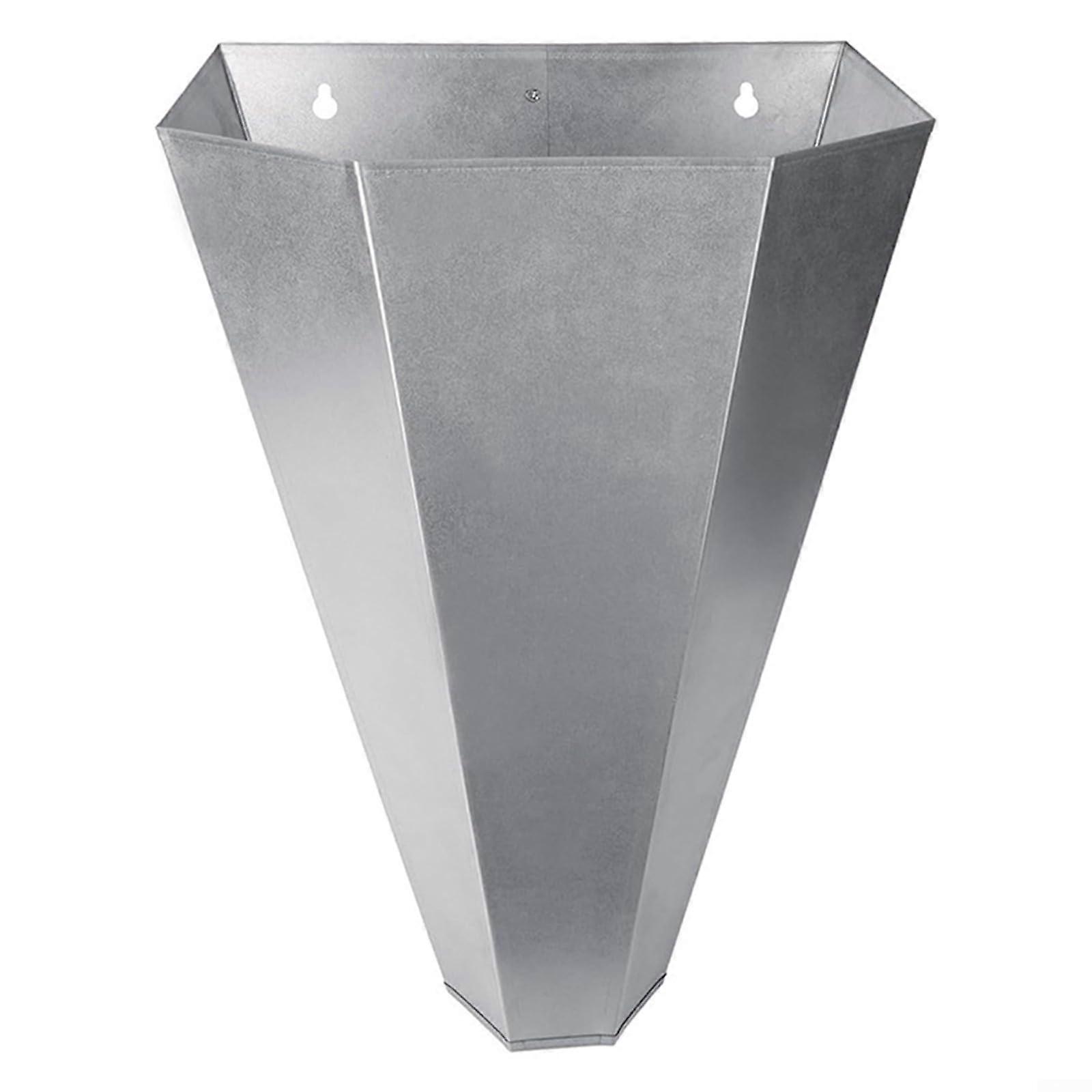 Large Galvanized Steel Poultry Processing Cone Humane Design for 614 lb Birds RustResistant