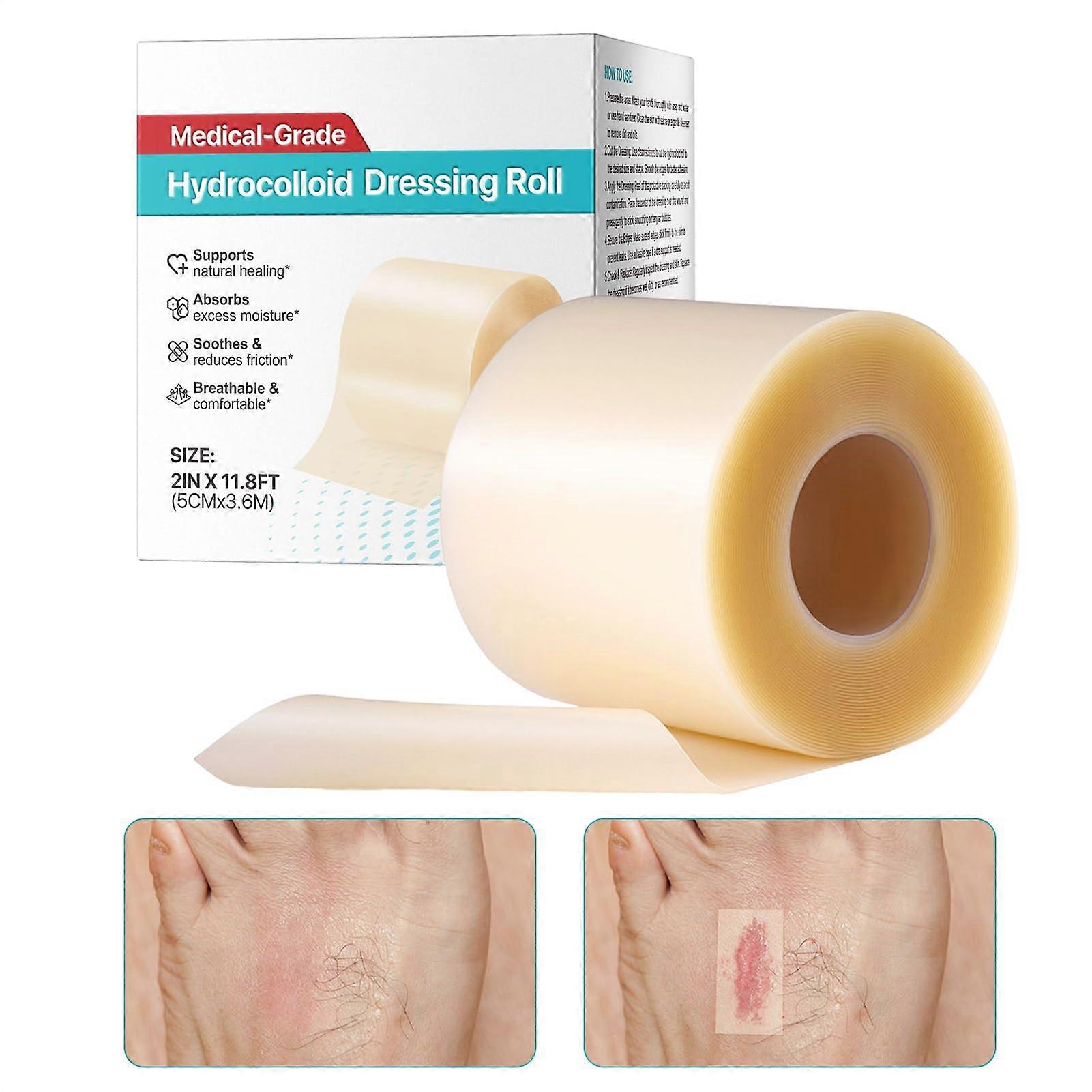 Hydrocolloid Patch Roll Waterproof Skin Protection for Pimples and Scars Gentle Flexible Coverage