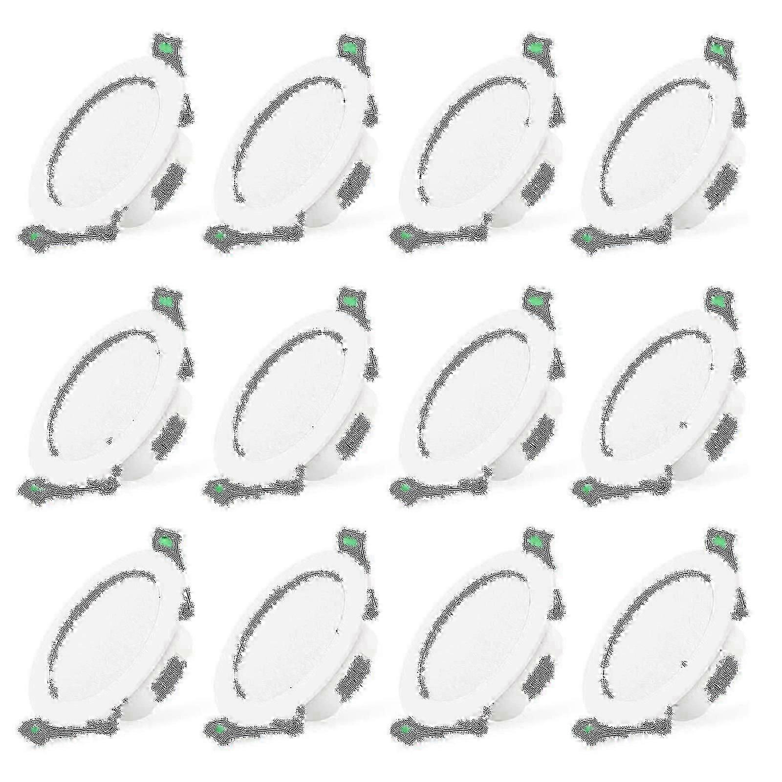 12pcs 7w White Led Downlight Recessed Ceiling Lights Slim Spot Lightzz