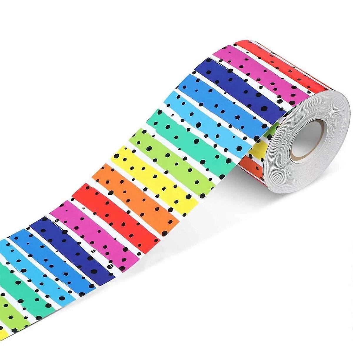 Created Resources Everyone is Welcome Stripes Straight Rolled Border Trim