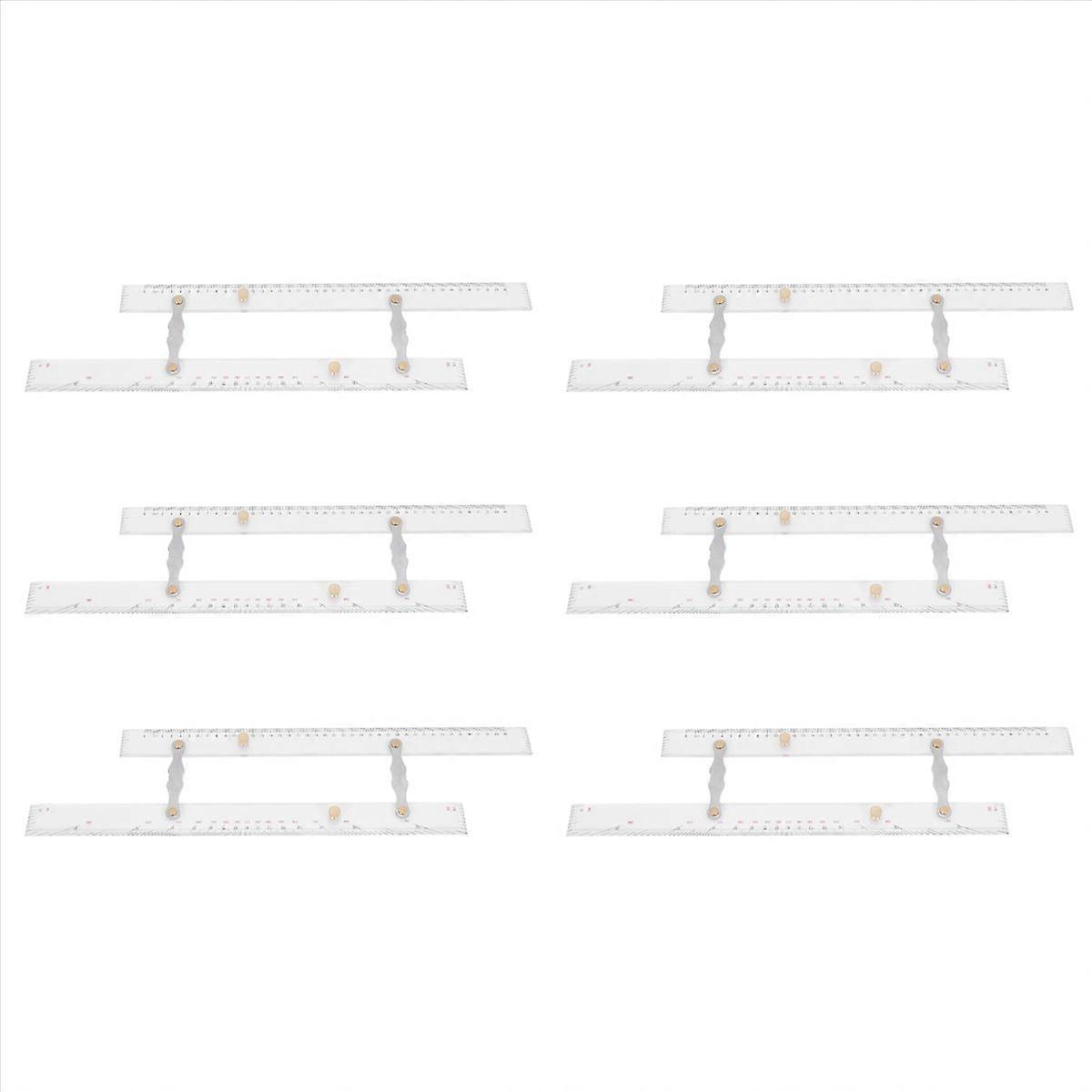 6X Marine Ruler Parallel Ruler Nautical Charts Parallel Ruler Mapping Points to Pull Parallel Ruler