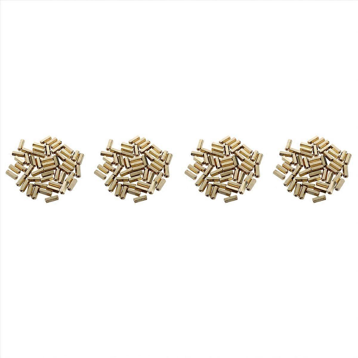 12mm Long Metal Hexagonal M3 Female Thread PCB Standoff Spacers 200 Pcs
