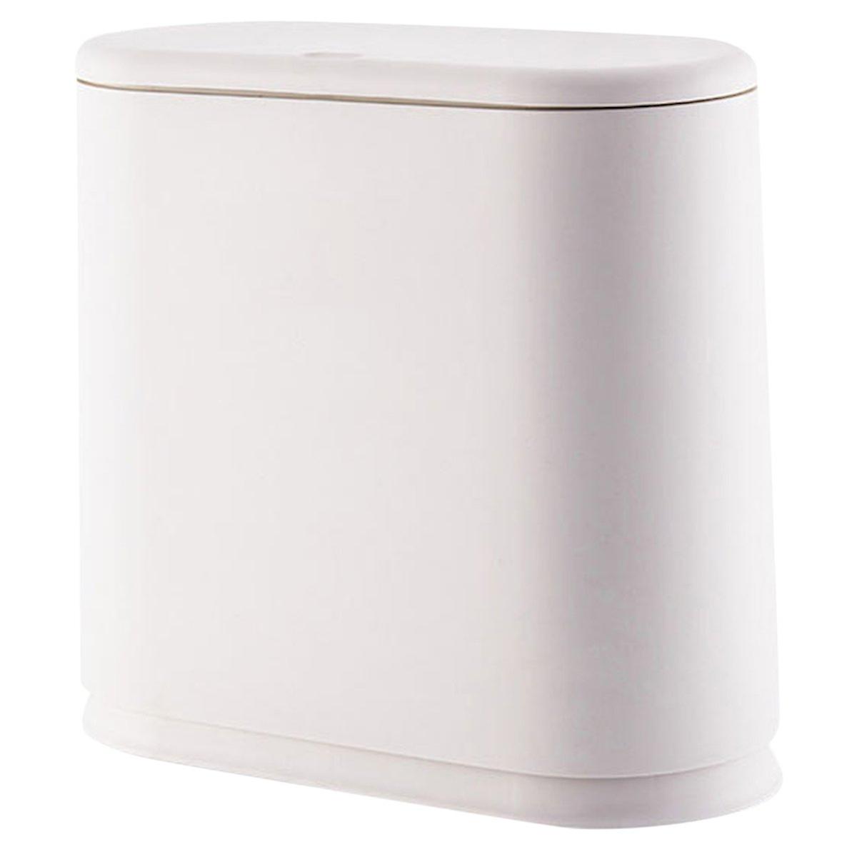 Clamped Trash Can Storage Plastic Home Garbage