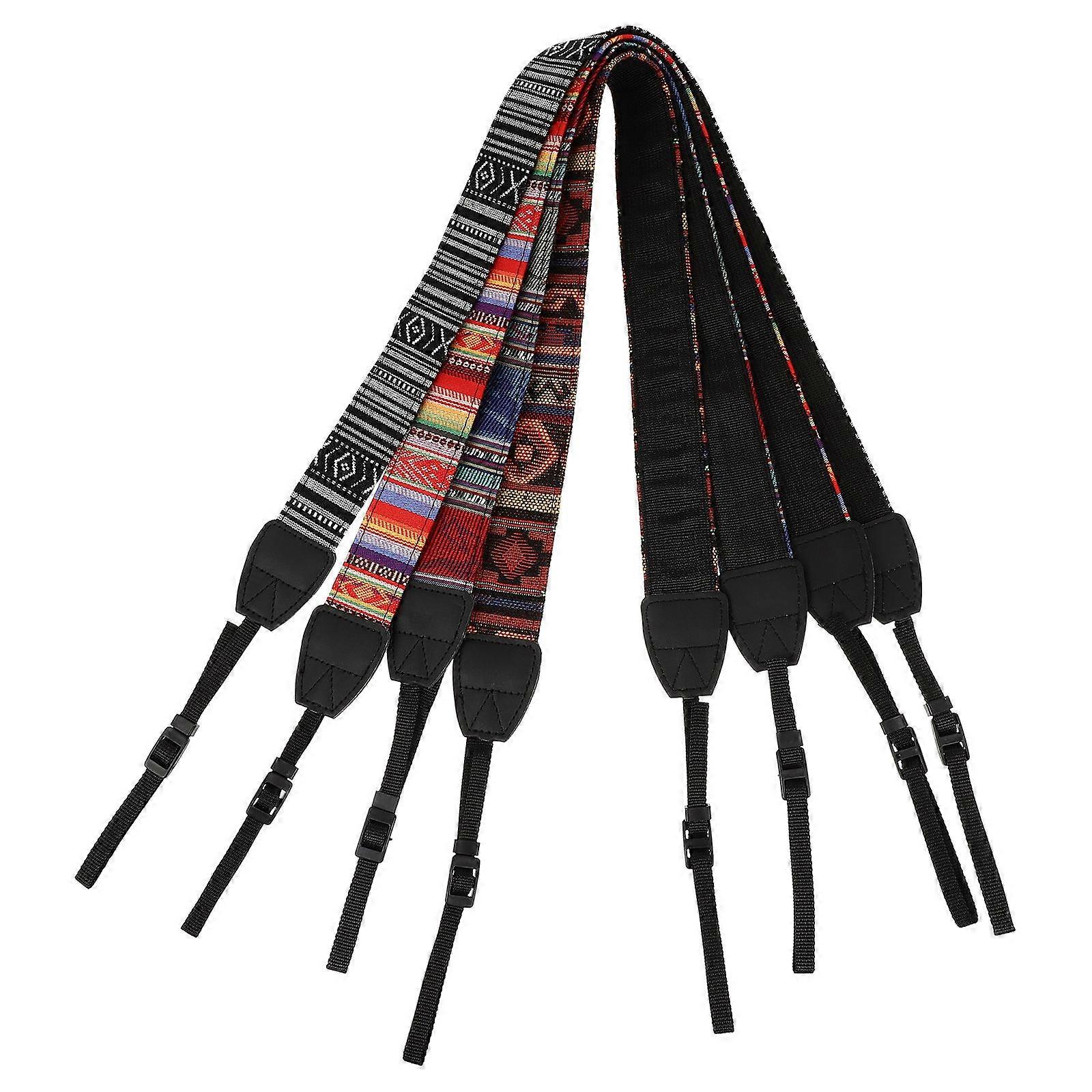 Multi Nylon Camera Strap for Vintage Dslr with 4Pcs Camera Neck Shoulder Straps