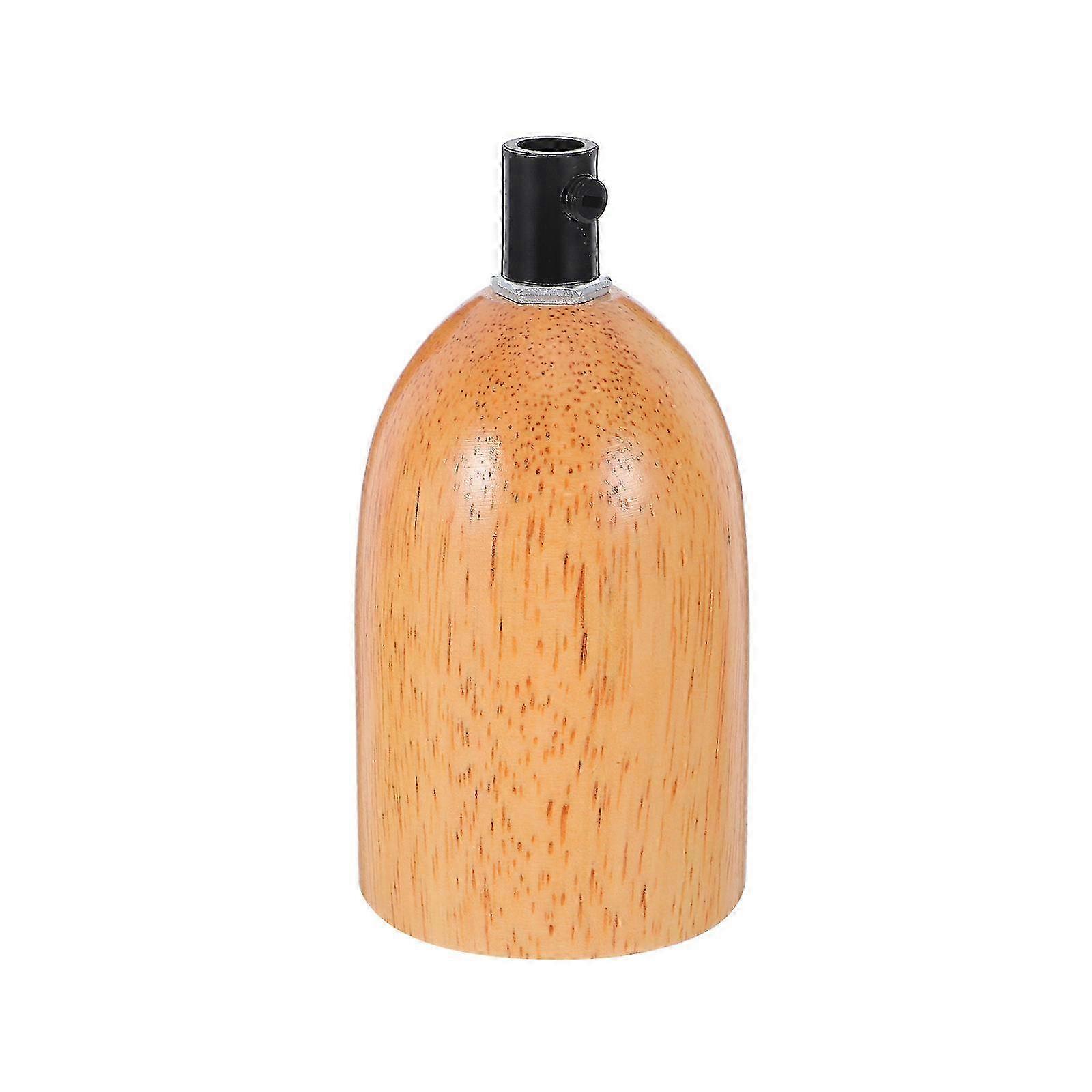 Wooden Lamp Holder Socket compatible Home Use 2Pcs E27 Light Bulb Base Holder