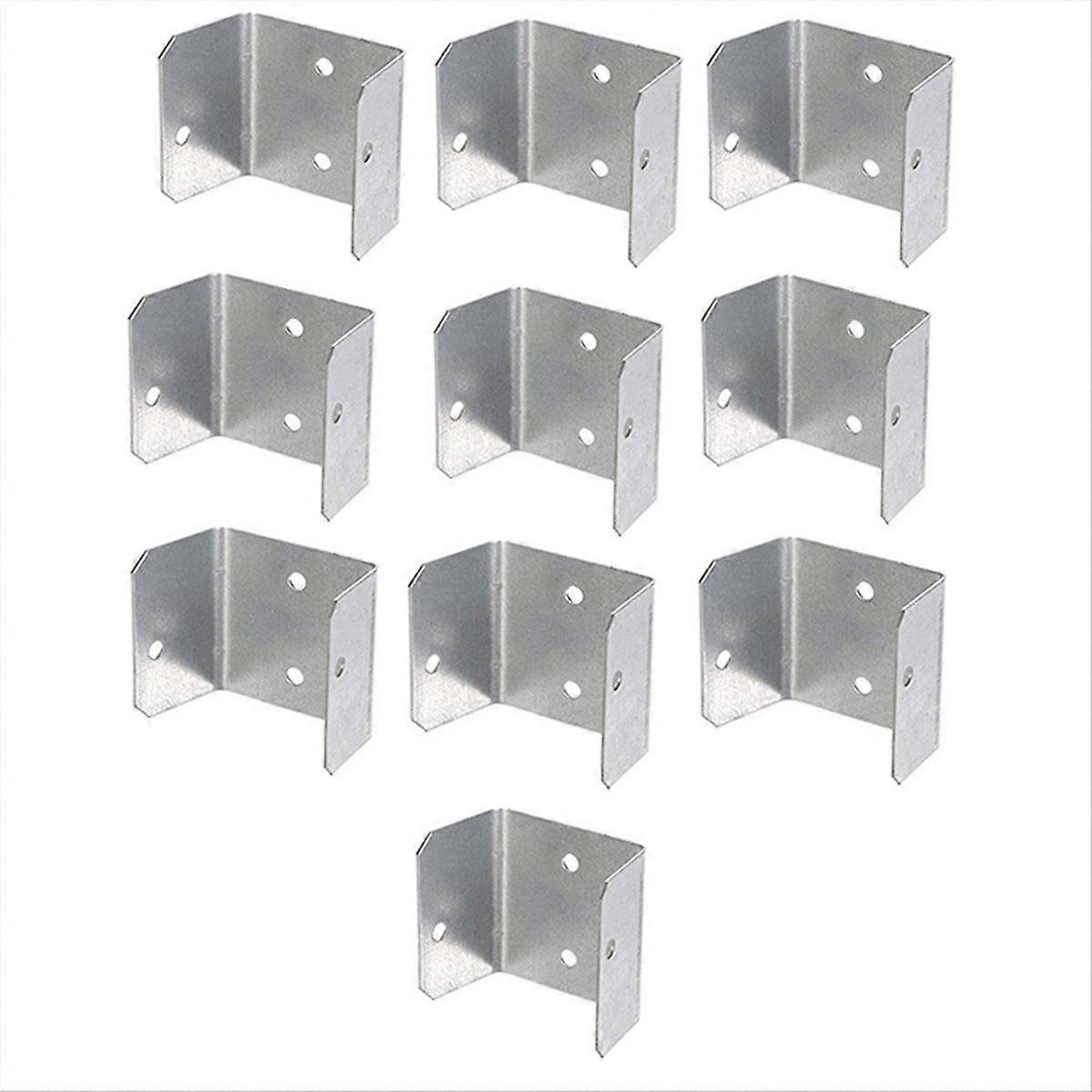 Fence Panel Clips Trellis U Clip Bracket for Timber Posts, 32mm