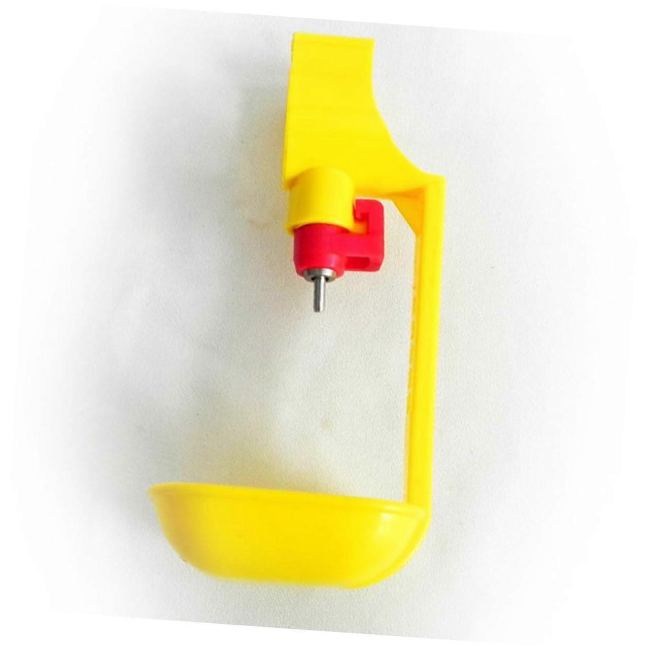 Automatic Chicken Waterer 4 Pack Plastic Poultry Drinker Cups with Easy Hanging Design and Auto Refill