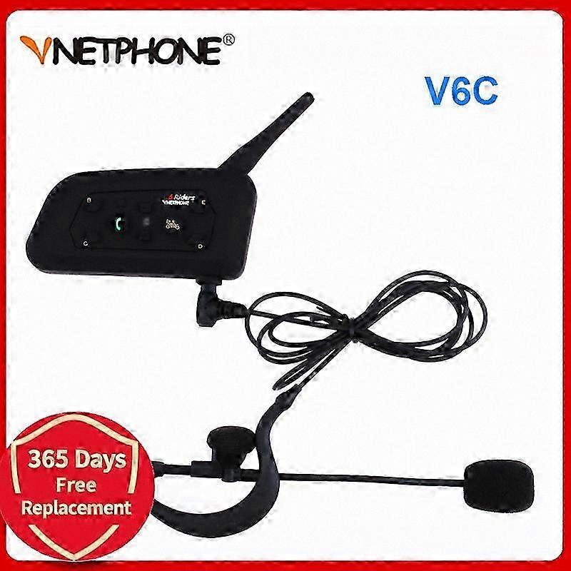 V6C Full Duplex 1200M Bluetooth Schiedsrichter-Intercom-Headset