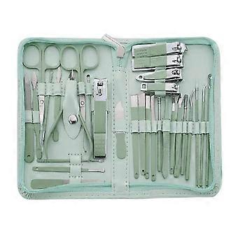 Juego de 60 cortaúñas para hombres y mujeres, cortaúñas para uñas de manos y pies, herramientas de cuidado personal para manicura y pedicura con estuche de viaje. Kit de aseo personal.
