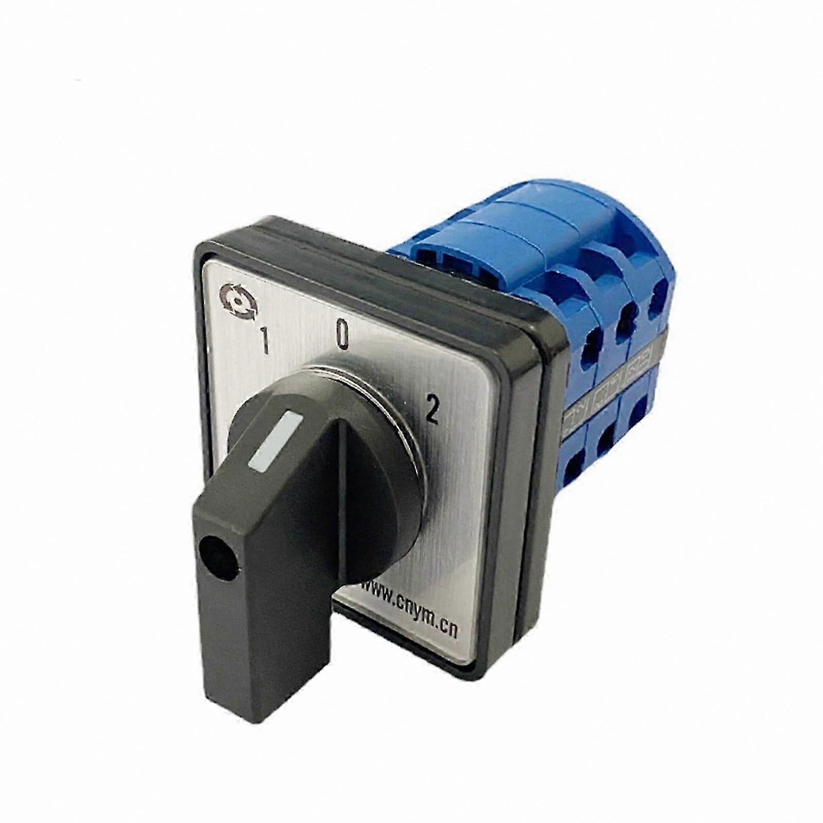 3-Position 3-Phase Selector Switch, 380V 20A Cam Transfer Switch