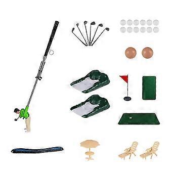 2025 Golf Indoor Minigolf Spiel Golf Herren Indoor Golf Spiel Indoor Minigolf Spielset mit A--, Neu