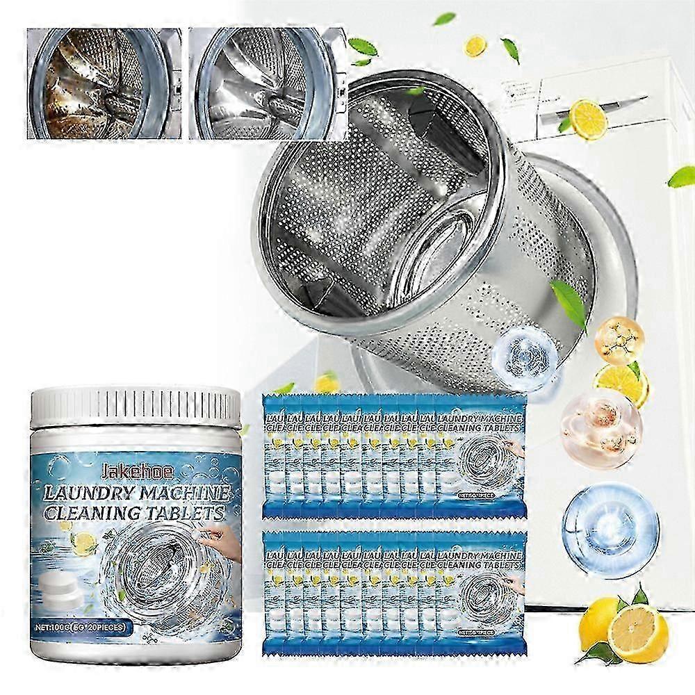 1-3 Bottles Laundry Machine Cleaning Tablets Washing Machine Effervescent Tablets