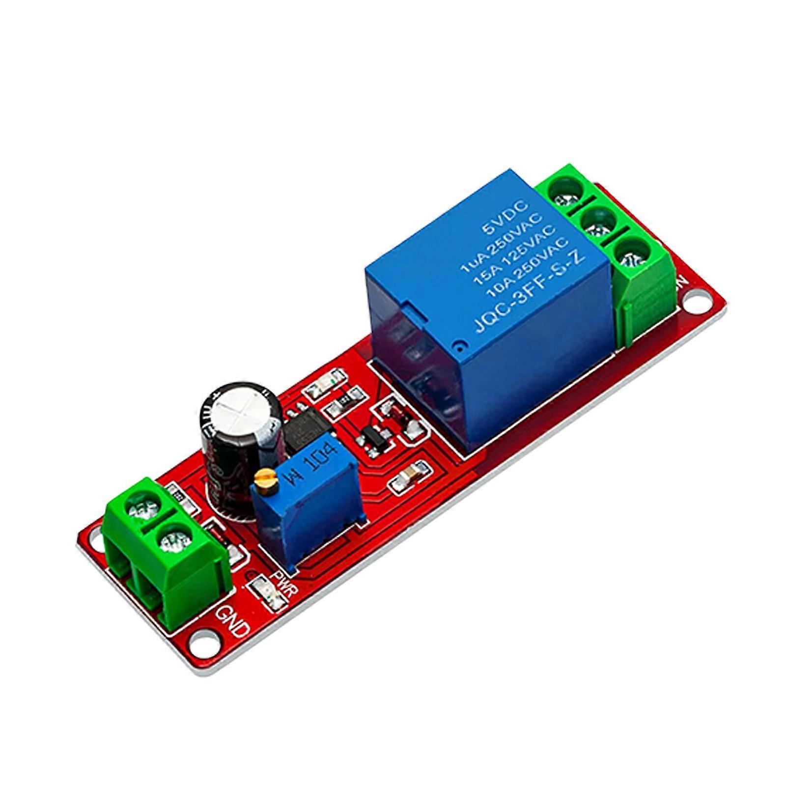 Industrial NE555 Delay Relays Module With AntiBack Protections And Easy Installation For Car Electronics Home Use Multicolor