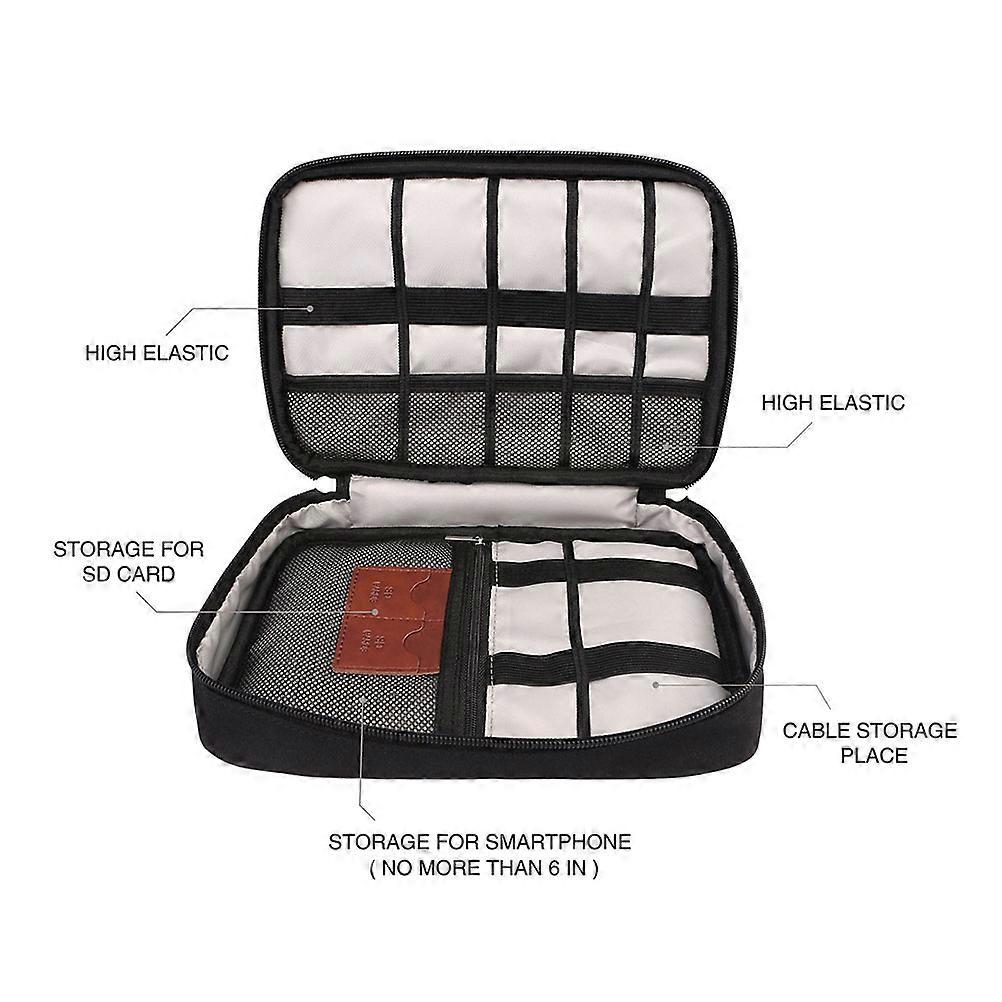 Waterproof USB Accessories Storage Bag for Trip Multifunction Digital Case