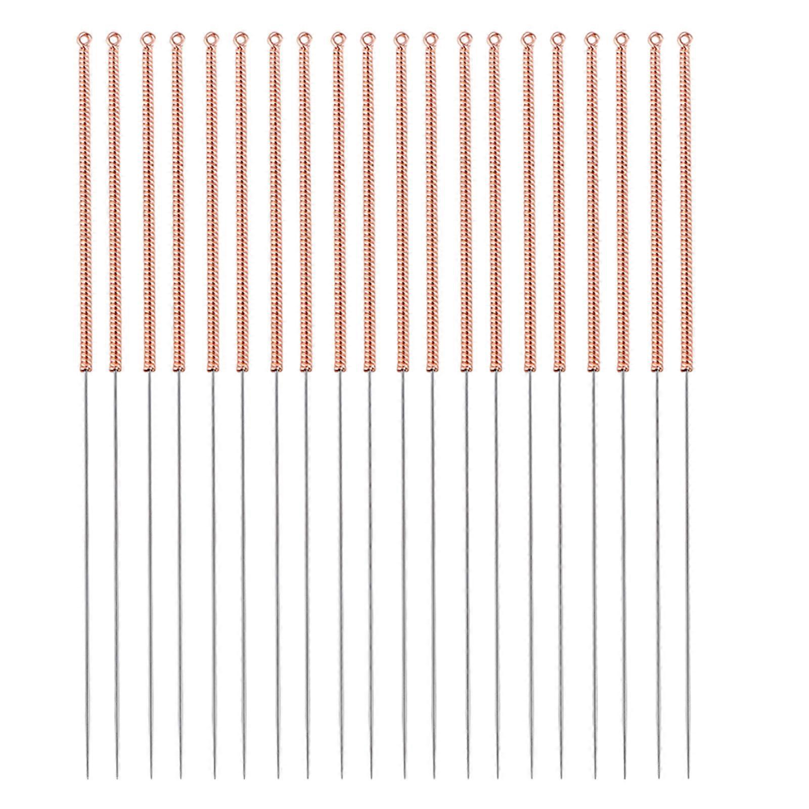 Clear Plastic Jams with Printer Cleaning Needles for Printer 20Pcs Set