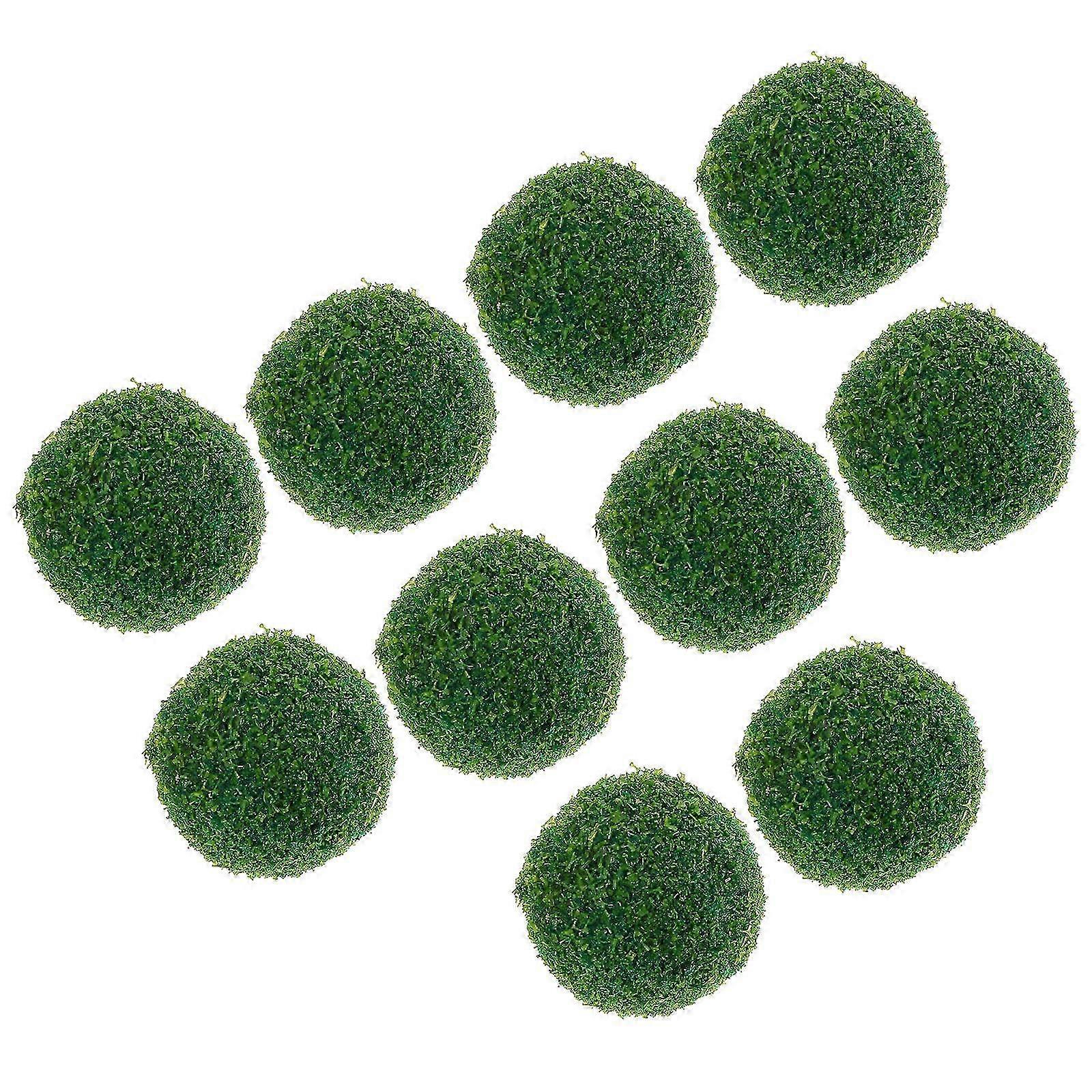 Artificial Mini Shrub Ball Simulation Cluster compatible with Sand Table 10Pcs