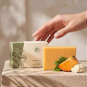 Rich Foam Persimmon Soap Gently Cleans Full-Body Skin And Locks Moisture With Long-Lasting Fresh Scent, Used In Bathroom For Daily Home Shower And All