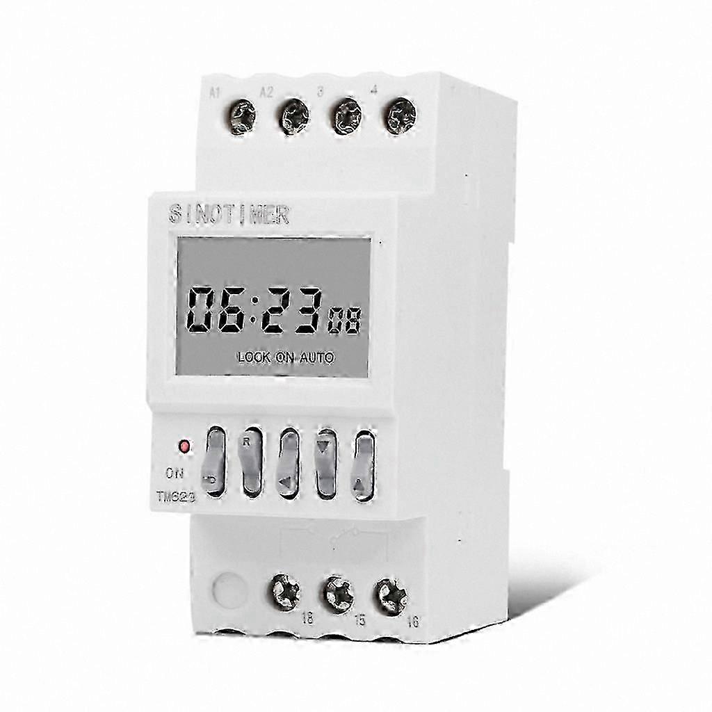 Indoor Astronomic Timer Switch with Digital Clock 220V for Lighting Control 26-27