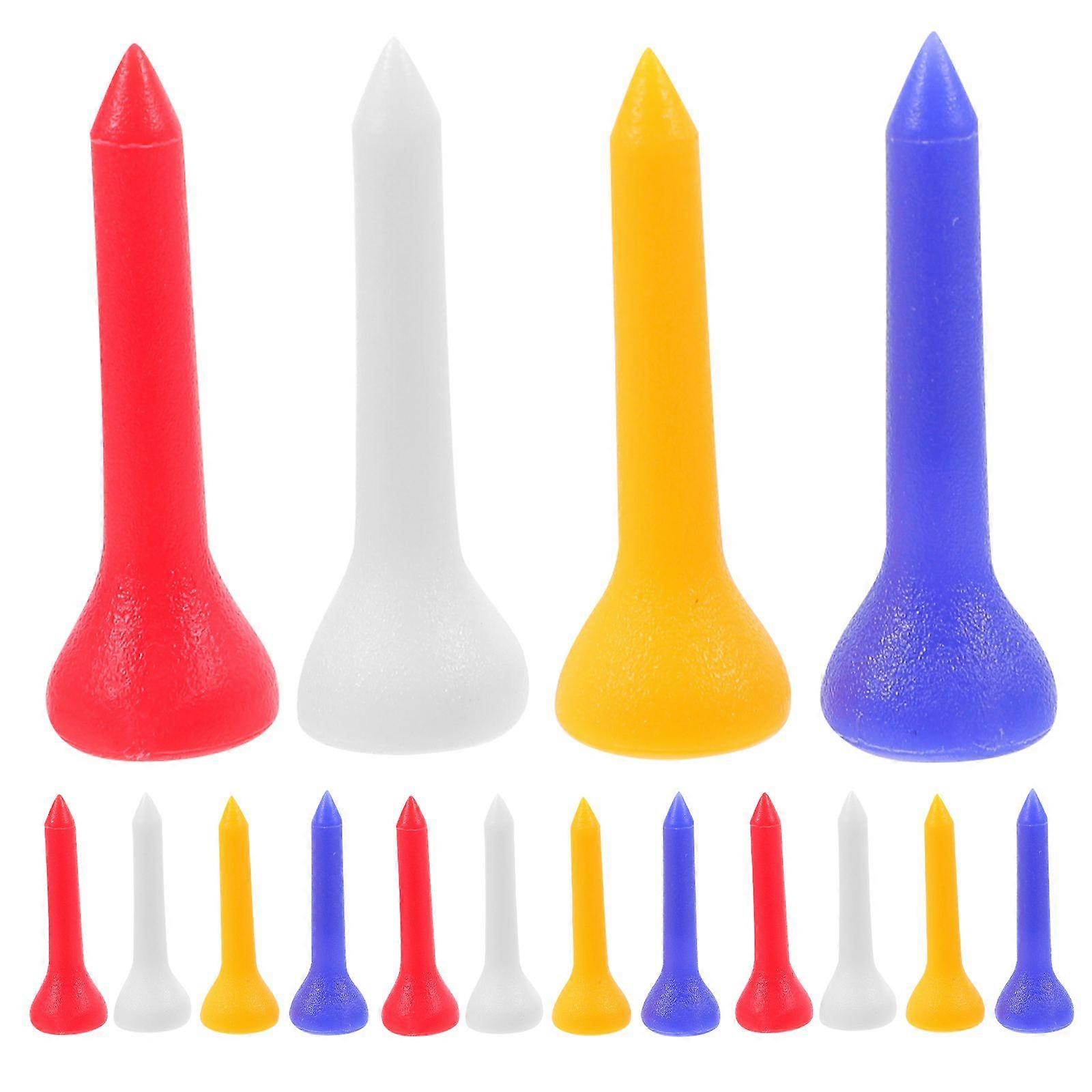 100pcs 3.5mm Plastic Tees (Mixed Color)