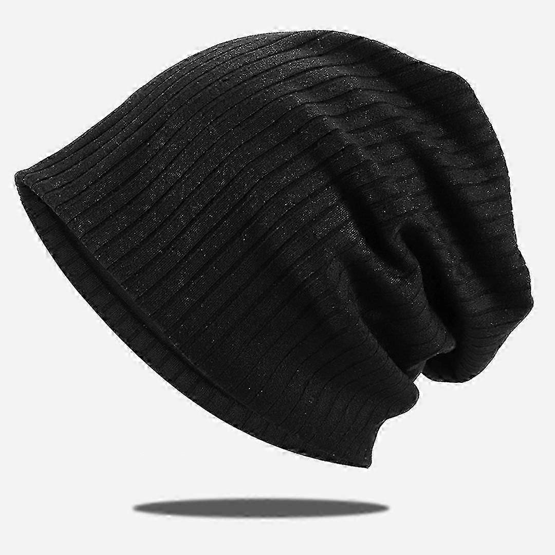 Long Slouch Beanie Lightweight Soft Jersey Hat