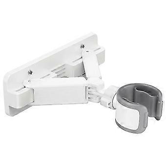 Wall Mounted Hair Dryer Stand Bathroom Storage Holder for Hair Blow Holder Hands Free Shelves Hair Tool Organizer