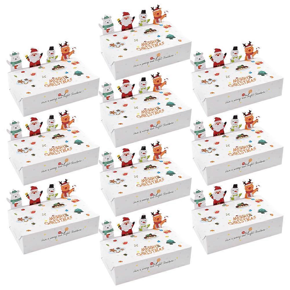 Gift Wrapping Box Paper Candy Boxes for Storage Use 10Pcs Assorted Color