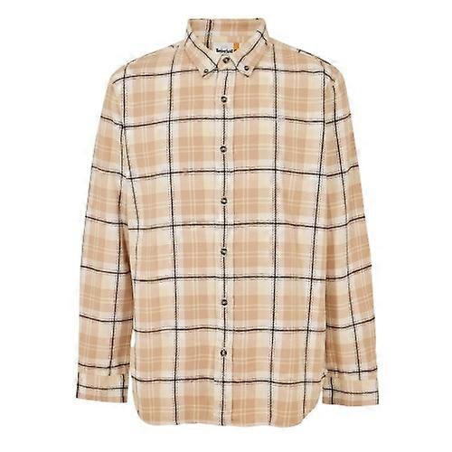 Timberland Mens Checked Casual Button-Down Shirt