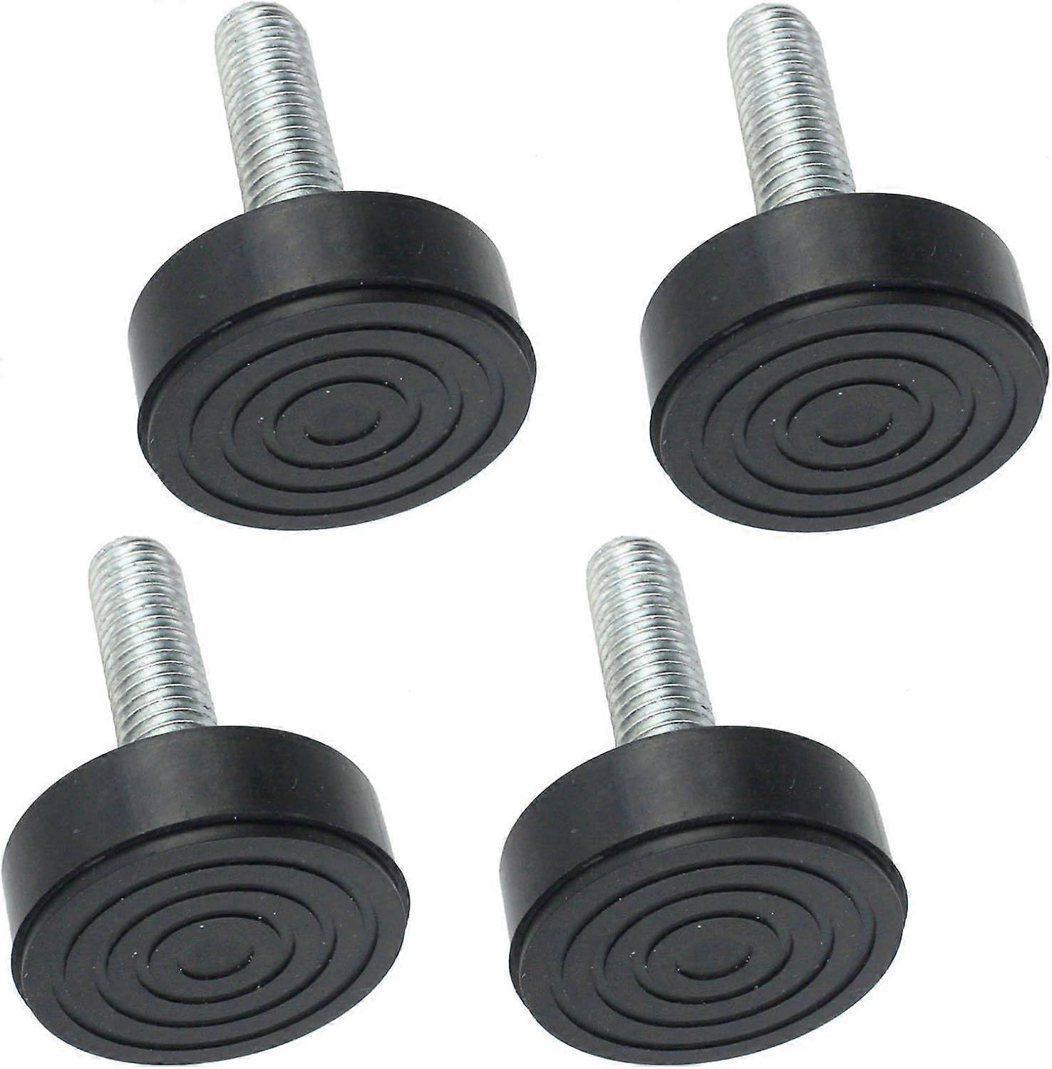 (4 Pack, 6mm Thread)Universal Washing Machine Adjustable Screw In Foot