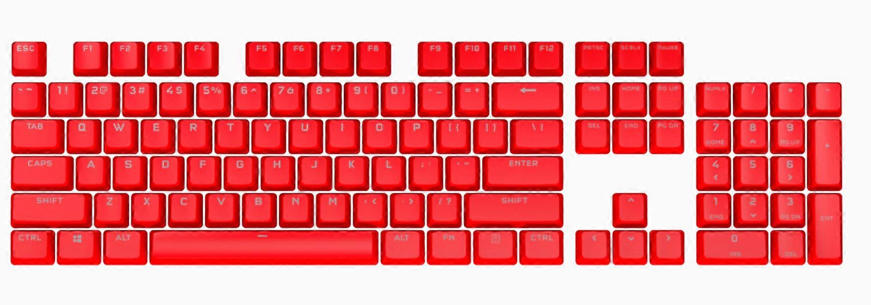 PBT DOUBLE-SHOT PRO Keycap Mod Kit - ORIGIN Red