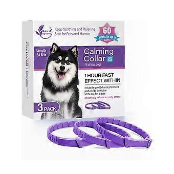 Nouveau collier apaisant pour chiens et chats de 38/62 cm : protection contre l'anxiété, collier rétractable pour chiots, chatons et grands chiens. Accessoire idéal pour soulager l'anxiété.
