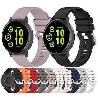 Liquid Glossy Silver Buckle Silicone Watch Band