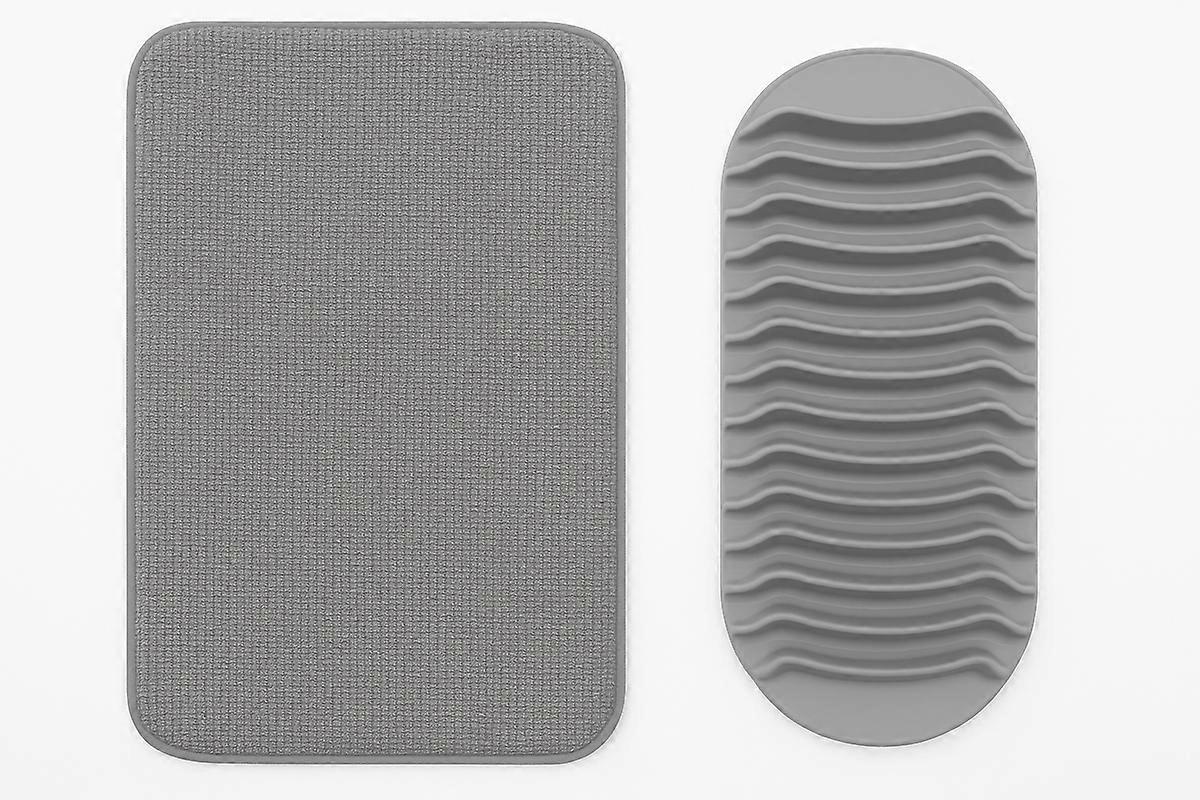 Microfibre Dish Drying Mat & Rack Set